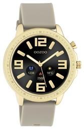 Q00319 45mm Smartwatch με Παλμογράφο (Χρυσό/Γκρι) Oozoo