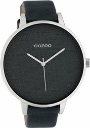 Oozoo Timepieces Ρολόι με Γκρι Δερμάτινο Λουράκι