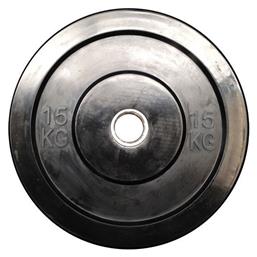 Δίσκος Ολυμπιακού Τύπου Λαστιχένιος 1 x 15kg Φ50mm Optimum