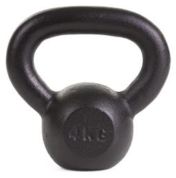Kettlebell από Μαντέμι 4kg Μαύρο Optimum