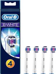 Oral-B 3D White Value Pack Ανταλλακτικές Κεφαλές για Ηλεκτρική Οδοντόβουρτσα 4τμχ