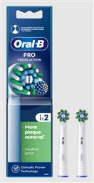 Oral-B Cross Action Ανταλλακτικές Κεφαλές για Ηλεκτρική Οδοντόβουρτσα 2τμχ - Oral B