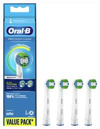 Oral-B Precision Clean CleanMaximiser Value Pack Ανταλλακτικές Κεφαλές για Ηλεκτρική Οδοντόβουρτσα 4τμχ