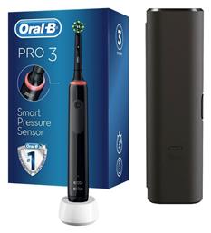 Oral-B Pro 3 3500 Cross Action Ηλεκτρική Οδοντόβουρτσα με Αισθητήρα Πίεσης και Θήκη Ταξιδίου - Oral B