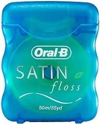 Oral-B Satin Floss Κερωμένο Οδοντικό Νήμα με Γεύση Μέντα 25m