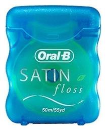 Oral-B Satin Floss Κερωμένο Οδοντικό Νήμα με Γεύση Μέντα 25m - Oral B