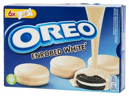 Μπισκότα με Επικάλυψη & Γέμιση White Chocolate & Milk Cream 246gr Oreo