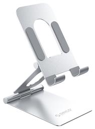 Foldable Phone Holder Βάση Γραφείου για Κινητό σε Ασημί χρώμα Orico