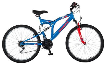 Comfort Suspension 26'' Μπλε Mountain Bike με 18 Ταχύτητες Orient