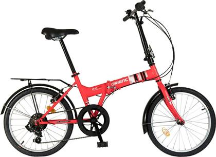 Orient Easy 20'' Κόκκινο Σπαστό Ποδήλατο Πόλης με 6 Ταχύτητες από το Plus4u