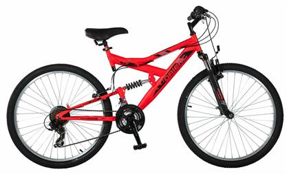 S-300 24'' Κόκκινο Mountain Bike με 21 Ταχύτητες Orient