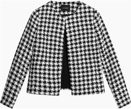 Orsay γυναικείο blazer με καρό σχέδιο Straight Cut - 481305-660000 - Μαύρο από το Notos