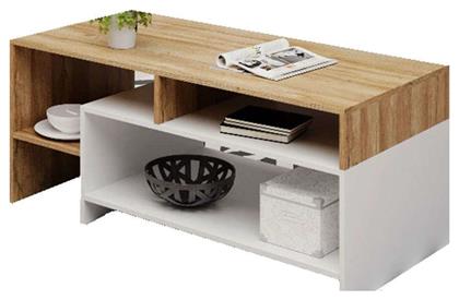 Τραπεζάκι Σαλονιού Μ120xΠ60xΥ53εκ. Λευκό - LH Home Furniture