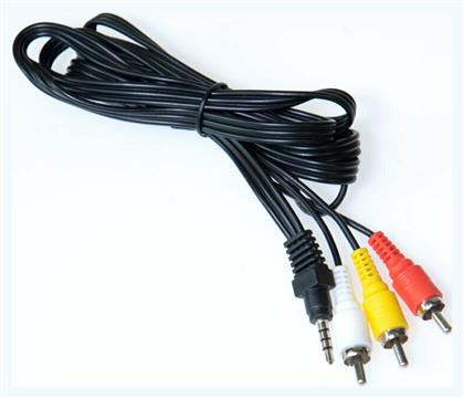 Cable 3.5mm male - Component male 1.5m (OSK-1115) Osio