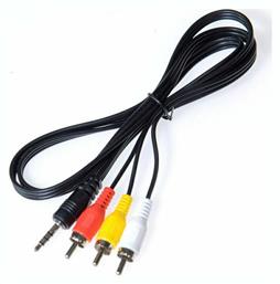 Cable 3.5mm male - Component male 1m (OSK-1116) Osio