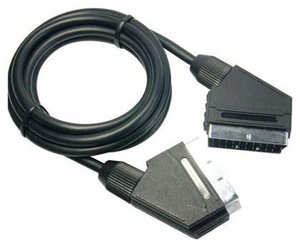 Cable Scart male - Scart male 1.5m Μαύρο OSK-1165 Osio