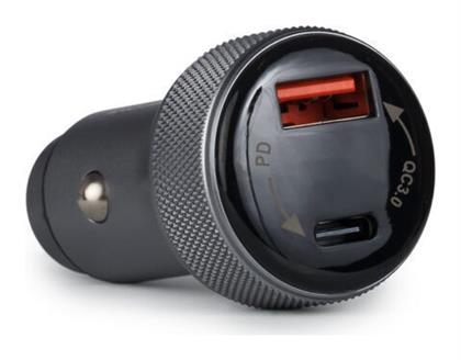 Φορτιστής Αυτοκινήτου με Θύρες 1xUSB-A 1xType-C Osio