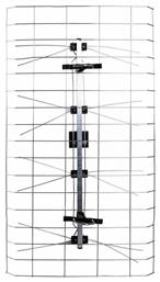 Osio OTA-1015 Εξωτερική Κεραία Τηλεόρασης (δεν απαιτεί τροφοδοσία) σε Ασημί Χρώμα Σύνδεση με Ομοαξονικό (Coaxial) Καλώδιο από το Esmarket