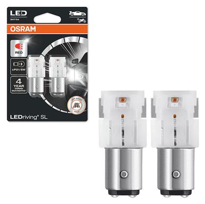 Λάμπες Αυτοκινήτου & Μοτοσυκλέτας Ledriving SL P21/5W LED Κόκκινο 12V 1.4W 2τμχ Osram