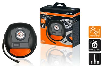 Τρόμπα Αυτοκινήτου με Καλώδιο Αναπτήρα 12V Osram