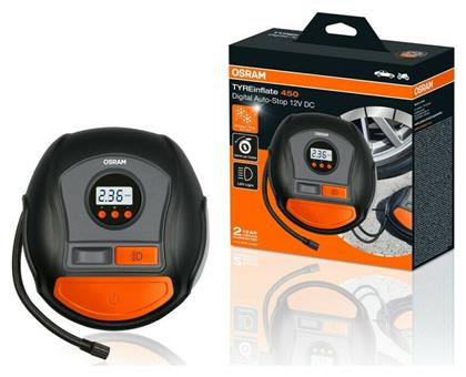 Τρόμπα Αυτοκινήτου Tyreinflate 450 80PSI με Καλώδιο Αναπτήρα 12V Osram