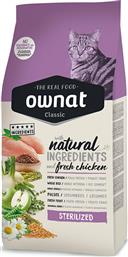 Ownat Classic Sterilized Ξηρά Τροφή για Στειρωμένες Γάτες με Κοτόπουλο 15kg