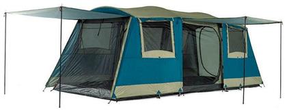 Bungalow Dome Σκηνή Camping Τούνελ με Διπλό Πανί 3 Εποχών για 9 Άτομα 540x220x200εκ. OZtrail