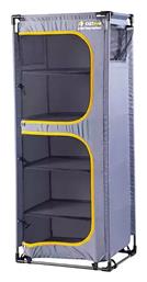Folding 5 Shelf Cupboard Ντουλάπα για Camping Πτυσσόμενη Γκρι OZtrail
