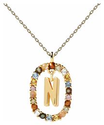 Letter Collection ''N'' Κολιέ Μονόγραμμα από Ασήμι P D Paola
