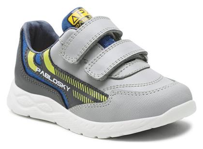 Παιδικά Sneakers με Σκρατς για Κορίτσι Γκρι Pablosky