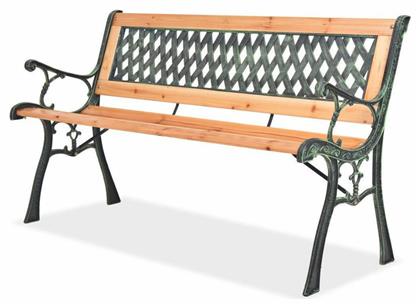 Παγκάκι Εξωτερικού Χώρου Μαντεμένιο 122x51x73cm - vidaXL