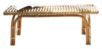 Παγκάκι Εξωτερικού Χώρου Rattan 90x40x46cm - HomeMarkt