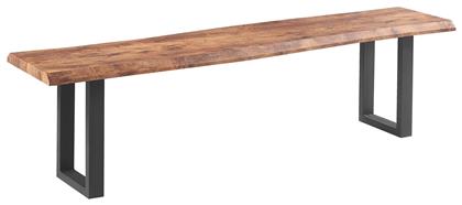 Πάγκος Τραπεζαρίας Lizard 3d Paper 180x40x47εκ. Dark Acacia - Woodwell