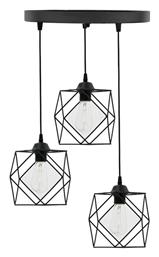 Karin Κρεμαστό Φωτιστικό Μαύρο 30x30x90εκ. Pakketo