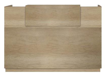 Lotus Επαγγελματικό Γραφείο Υποδοχής με Διαστάσεις Π140xΒ70xΥ110cm Pakketo