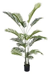 Pakketo Τεχνητό Φυτό σε Γλάστρα Αρέκα Πράσινο 180cm - Inart