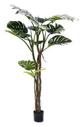 Pakketo Τεχνητό Φυτό σε Γλάστρα Μονστέρα Πράσινο 180cm - Inart