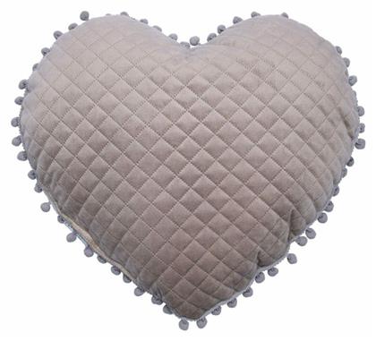 Διακοσμητικό Μαξιλάρι Κούνιας Heart Μπεζ 38x40cm Palamaiki
