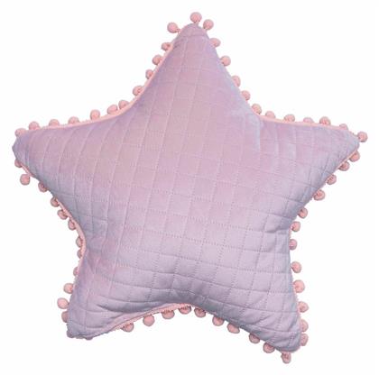 Διακοσμητικό Μαξιλάρι Κούνιας ''Star'' Ροζ 34x34cm Palamaiki