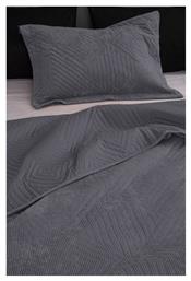 Dizza Κουβερλί Υπέρδιπλο από Πολυεστέρα Grey 220x240cm Palamaiki