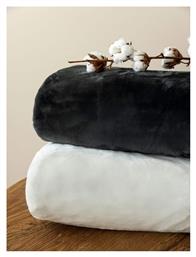 Fani Κουβέρτα Fleece Υπέρδιπλη 220x240εκ. Offwhite Palamaiki