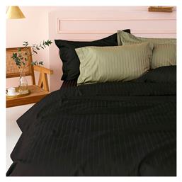 Υπέρδιπλο 240x270εκ. Sateen Riga Black Palamaiki