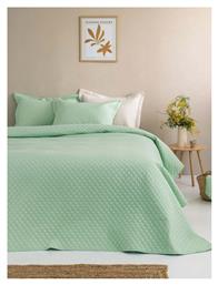 Jenn Σετ Κουβερλί Υπέρδιπλο Microfiber Mint 220x240cm Palamaiki