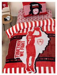 Κουβέρτα Fleece Olympiacos Κόκκινη 160x220εκ. Palamaiki