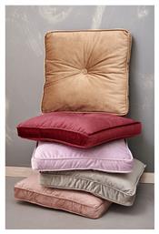 Μαξιλάρι Καναπέ VF807 από Βελούδο Bordeaux 45x45εκ. Palamaiki
