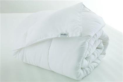 Πάπλωμα Υπέρδιπλο με Γέμιση Microfiber 240x260 Stripe Microfiber White Comfort Palamaiki