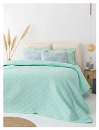 Pitha Κουβερλί Υπέρδιπλο Microfiber Πράσινο 220x240cm Palamaiki