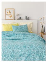 Σετ Υπέρδιπλο 4τμχ 240x260εκ. Fashion Life Fl6238 Μπλε Palamaiki