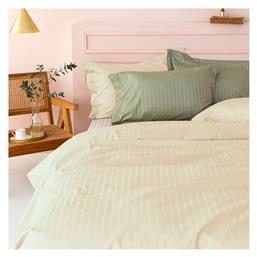 Σετ Σεντόνια Υπέρδιπλα 240x270εκ. Sateen Riga Cream Palamaiki