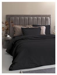 Σετ Σεντόνια King Size 285x270εκ. Posh Black 4τμχ Palamaiki